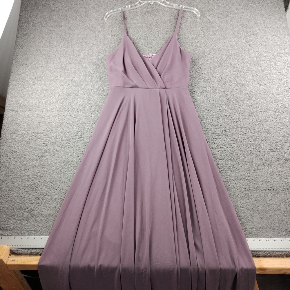 Lulus All About Love Maxi Dress Lavender Purple Formal Bridesmaid Sz Medium NWT
